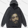 Wholesale Men's Fashion 100%Cotton Graphic Distressed Long Sleeve Hoodie Pullover Sweatshirt SML30# preview