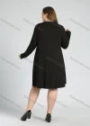 Wholesale Women's Plus Size Casual Crew Neck Short Sleeve Embroidery Knee Length Dress - Liuhuamall
