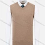 Wholesale Men's Classic Plain V Neck Sleeveless Jumpers Knit Sweater Vests preview