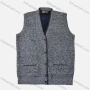 Wholesale Men's Casual Sleeveless Button Closure Chunky Knit Sweater Vests preview
