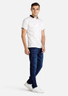 Wholesale Men's Casual Contrast Striped Trim Polo Shirt - Liuhuamall