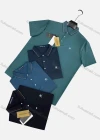 Wholesale Men's Casual Plain Labeled Short Sleeve Polo Shirt A03# - Liuhuamall