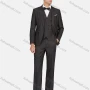 Wholesale Men's Formal Lapel Plain Pockets Blazer & Vest & Pant 3 Pieces Suit Sets preview
