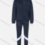 Wholesale Men's Sporty 2-Piece Long Sleeve Hooded Jacket & Striped Jogger Pants Sets preview