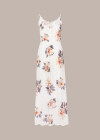 Wholesale Women's Summer Spaghetti Strap Floral Print Pleated Cami Dress - Liuhuamall