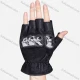 Wholesale Anti-slip Touch Screen Biker Cycling Fingerless Gloves Black Clothing Wholesale Market Liuhua