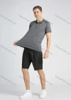 Wholesale Men's Sporty Collared Short Sleeve Quick-dry Breathable Polo Shirt - Liuhuamall