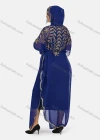 Wholesale Women's Vintage Islamic Muslim Khimar Jellabiya Arabic Dubai Sequin Hooded Kaftan Cloak - Liuhuamall