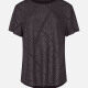Women's Casual Round Neck Short Sleeve Rhinestone Curved Hem Plain T-Shirt 03# 15# Clothing Wholesale Market -LIUHUA