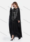 Wholesale Women's Muslim Islamic Rhinestone Pearl Decor Maxi Kaftan & Dress 2-piece Set - Liuhuamall