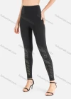 Wholesale Women's Casual High Waist Elastic Rhinestone Leggings - Liuhuamall
