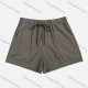 Wholesale Women's Summer Lace Up Plain Comfy Patch Pocket Wide Leg Shorts Army Green Guangzhou Clothing Wholesale Market & Suppliers -LIUHUAMALL