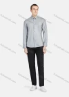 Wholesale Men's Casual Collared Long Sleeve Button Down Plain Shirt 5003# - Liuhuamall