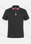 Wholesale Men's Casual Short Sleeve Quarter Zipper Embroidery Logo Polo Shirts - Liuhuamall