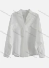 Wholesale Women's Elegant Lapel V Neck Batwing Sleeve Button Down Fake Pocket Plain Shirts 936537# - Liuhuamall