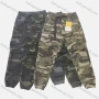 Wholesale Men's Casual Camouflage Flap Pockets Drawstring Cargo Pant 1896# preview