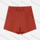 Wholesale Women's Casual High Waist Pleated Zipper Closure Shorts 8# Clothing Wholesale Market Liuhua