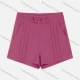 Wholesale Women's Casual High Waist Pleated Zipper Closure Shorts 31# Clothing Wholesale Market Liuhua