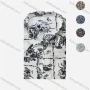 Wholesale Men's Casual Short Sleeve Allover Print Button Down Shirt SUKS026# preview