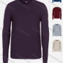 Wholesale Men's Casual Slim Fit Crew Neck Long Sleeve Honeycomb Knit Sweater 8305# preview