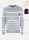 Wholesale Men's Casual Slim Fit Crew Neck Long Sleeve Striped Knit Sweater 8310# - Liuhuamall