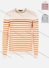 Wholesale Men's Casual Slim Fit Crew Neck Long Sleeve Striped Knit Sweater 8312# - Liuhuamall