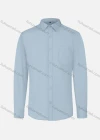 Wholesale Men's Business Plain Long Sleeve Shirt - Liuhuamall