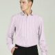 Men's Formal Long Sleeve Wrinkle-Resistant Striped Button Down Dress Shirt 2# Clothing Wholesale Market -LIUHUA