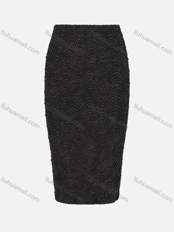 Wholesale Women's Casual High Waist Plain Pencil Skirt