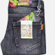 Men's Casual Button Closure Pockets Wash Denim Jeans 2# Clothing Wholesale Market -LIUHUA