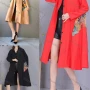 Wholesale Women's Casual Collared Long Sleeve Button Front Vintage Splicing Shirt Dress preview