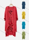Wholesale Women's Casual Crew Neck Polka Dot Dress & Long Sleeve Plain Cardigan 2-Piece 052# - Liuhuamall