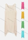 Wholesale Woman's Casual Round Neck Sleeveless Folkloric Print Tank Dresses - Liuhuamall