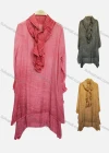 Wholesale Women's Casual Tie Neck Short Sleeve Tiered Midi Dress - Liuhuamall