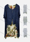 Wholesale Women's Casual Crew Neck Short Sleeve Button Decor Midi Dress - Liuhuamall