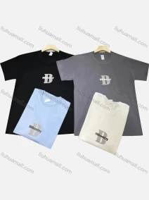 Wholesale Men's Casual Letter Print Round Neck Short Sleeve T-shirt, LIUHUA CLOTHING WHOLESALE