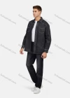 Wholesale Men's Casual Plain Long Sleeve Button Down Denim Jackets - Liuhuamall