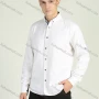Wholesale Men's Splatter Pattern Button Down Long Sleeve Casual Shirt preview