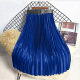 Women's Belt Glossy Pleated Maxi Skirt 23# Clothing Wholesale Market -LIUHUA