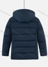Wholesale Men's Casual Plain Hooded Zipper Down Jacket - Liuhuamall