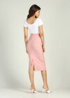 Wholesale Women's Spring High Waist Knee Length Solid Pencil Skirt - Liuhuamall
