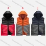 Wholesale Men's Casual Coloblock Hooded Zipper Pockets Thermal Lined Puffer Vest Jacket 339# preview