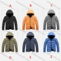 Wholesale Men's Casual Hooded Zipper Pockets Thermal Lined Puffer Jacket 3377A# preview