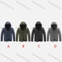 Wholesale Men's Casual Hooded Zipper Pockets Thermal Lined Puffer Jacket 5088A# preview