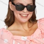 Wholesale Polished Black Solid Lenses Wayfarer Sunglasses preview