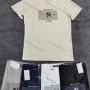 Wholesale Men's Casual 100%Cotton Round Neck Letter T-shirt preview