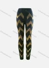 Wholesale Women's Casual High Waist Gold Rhinestone Line Print Leggings 177837# - Liuhuamall