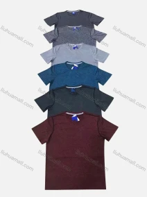 Wholesale Men's Quick Dry Workout Plain Short Sleeve Round Neck Sports T-shirt 8815#, LIUHUA CLOTHING WHOLESALE