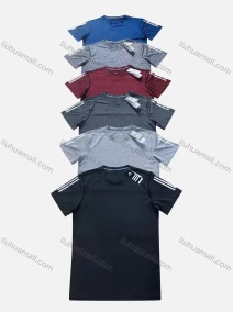 Wholesale Men's Quick Dry Workout Plain Short Sleeve Round Neck Sports T-shirt 8822#, LIUHUA CLOTHING WHOLESALE