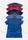 Wholesale Men's Quick Dry Workout Short Sleeve Round Neck Sports Polo P63# - Liuhuamall